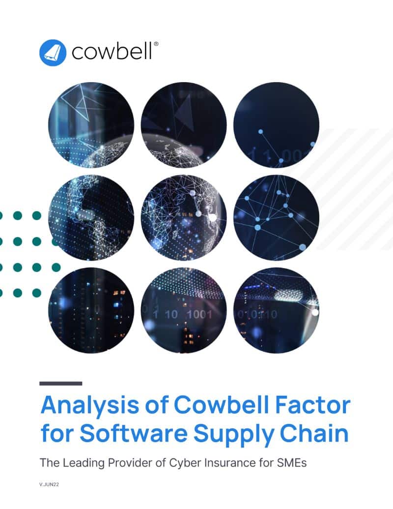 REBRANDED Data Reports Cover Designs Analysis of Cowbell Factor for Software Supply Chain