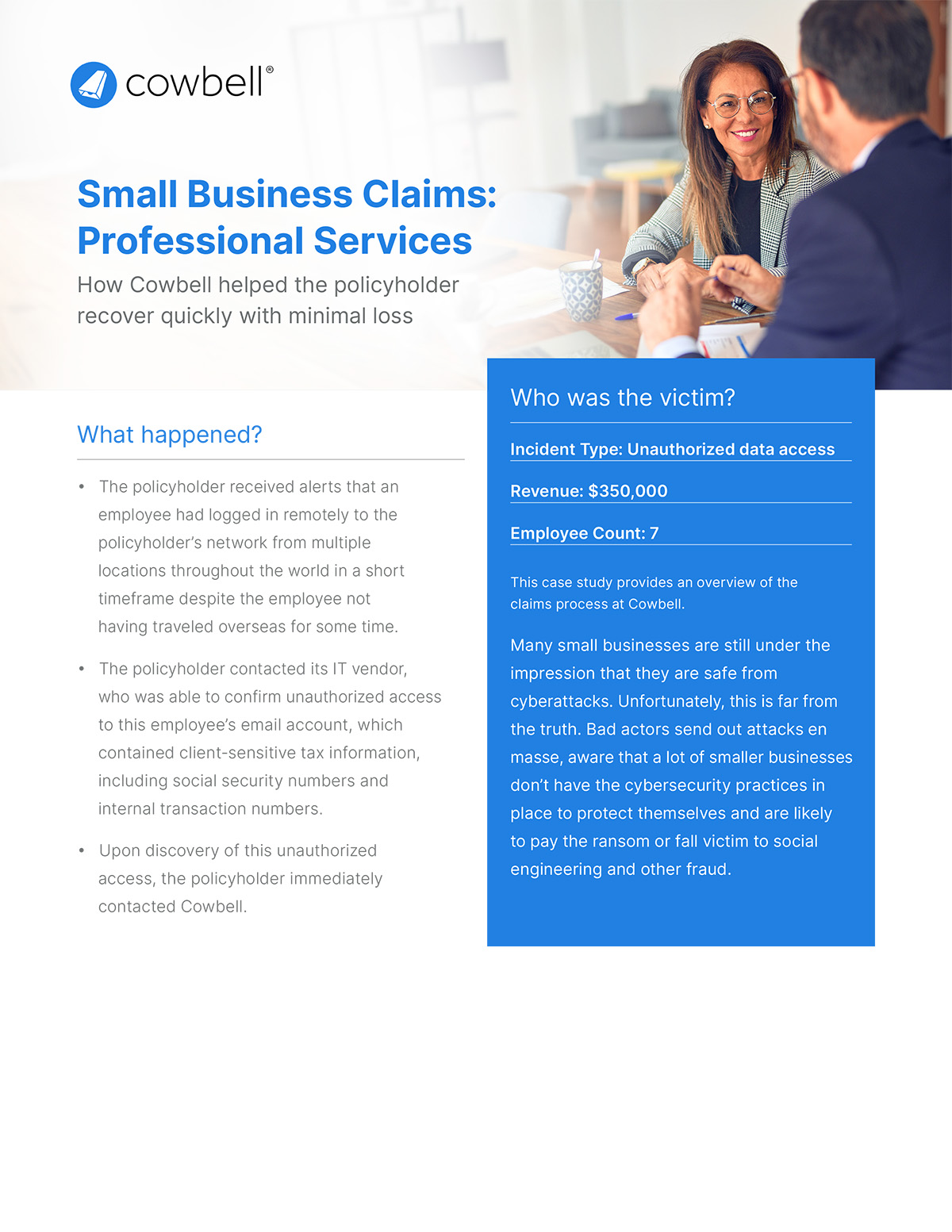 Small Business Claims: Professional Services