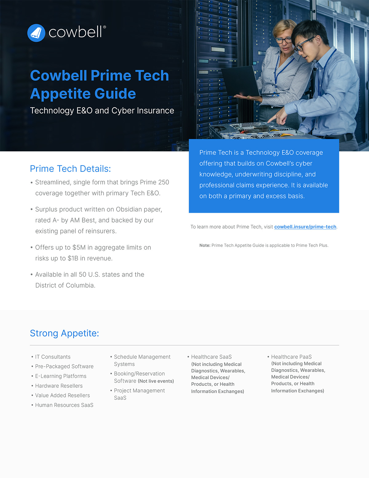 Prime Tech Appetite Guide