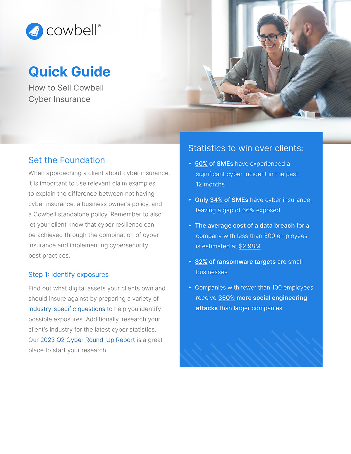 How to Sell Cowbell Cyber Quick Guide