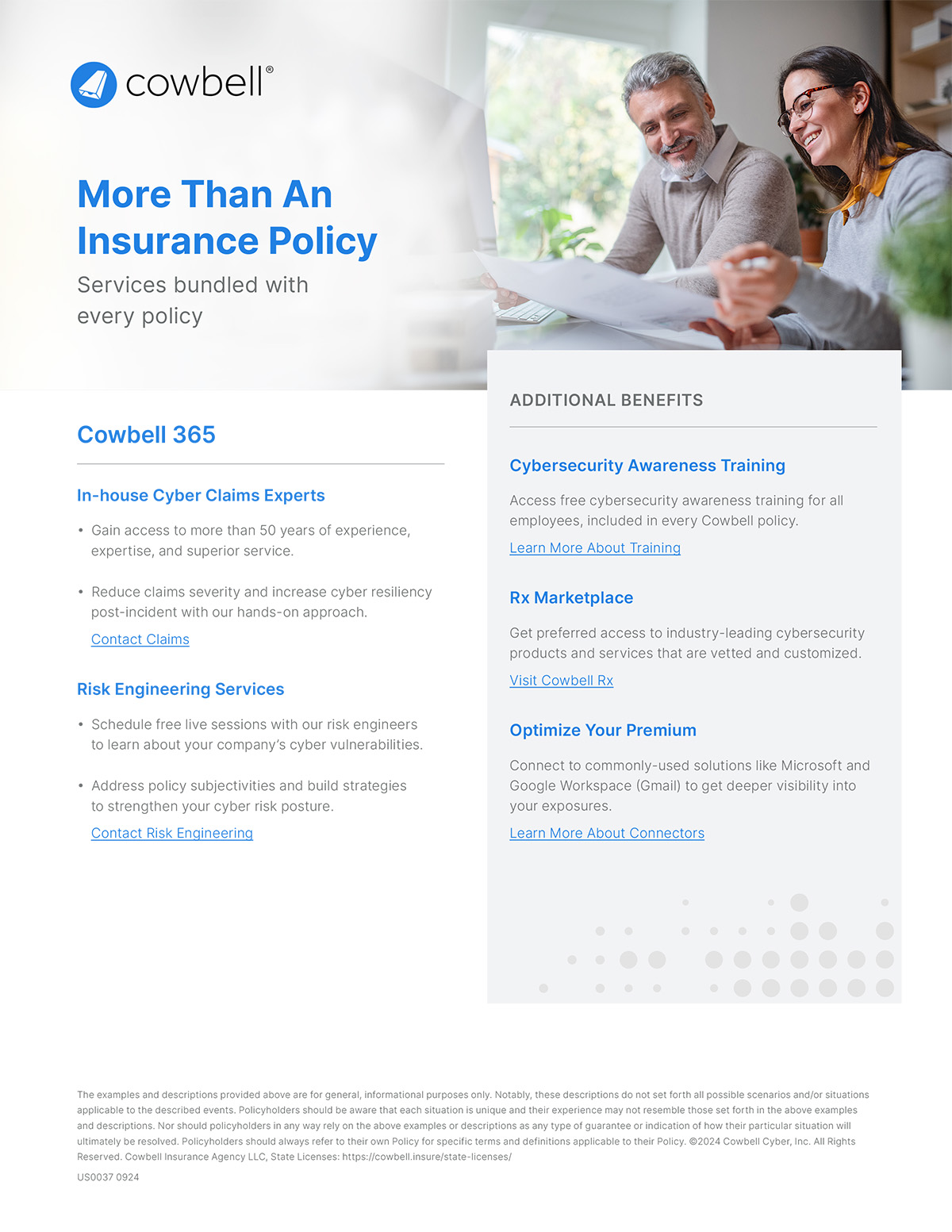 Services bundled with every policy - select sales - flyer